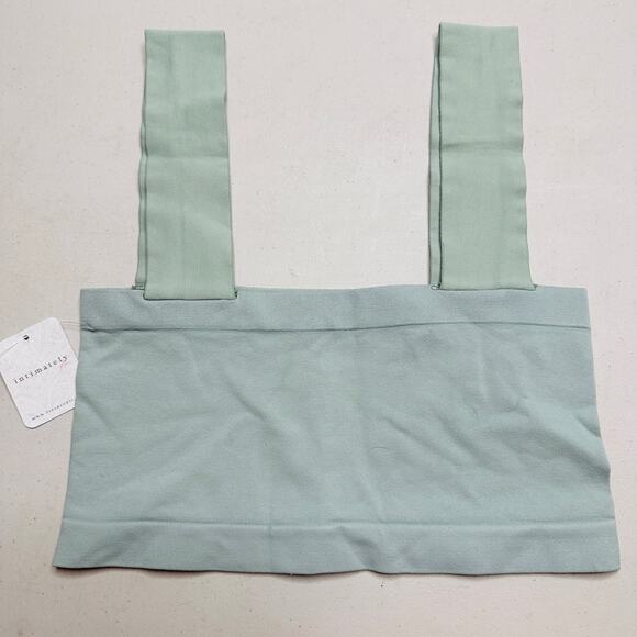 Free People Intimately Cropped Top Wide Strap Mermaids Tail Women's XS/S NWT - Picture 1 of 6